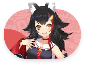 Official hololive Dreams roster thumbnail for Ookami Mio