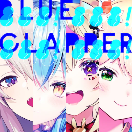 Official BLUE CLAPPER jacket copied from the hololive Dreams catalog for identification; rights remain with the respective owners. Official catalog jacket for BLUE CLAPPER