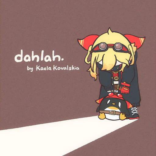 Official dahlah. jacket copied from the hololive Dreams catalog for identification; rights remain with the respective owners. Official catalog jacket for dahlah.