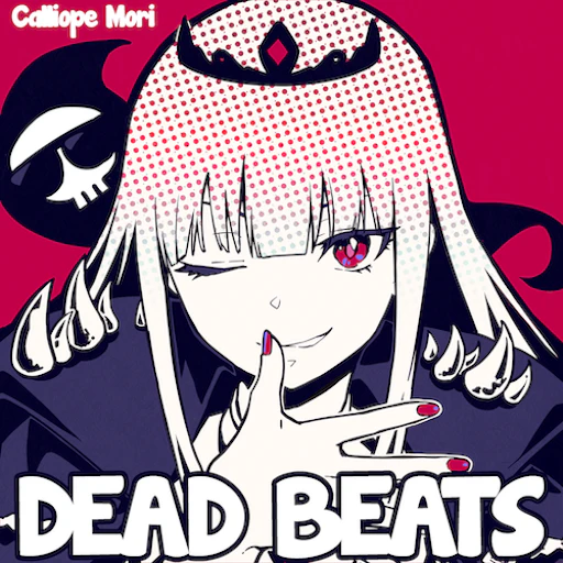 Official DEAD BEATS jacket copied from the hololive Dreams catalog for identification; rights remain with the respective owners. Official catalog jacket for DEAD BEATS