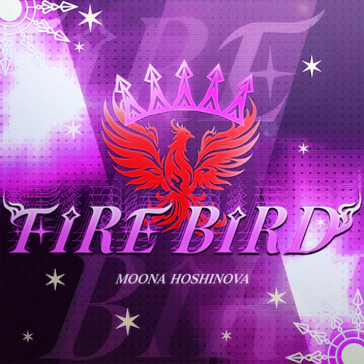 Official FIRE BIRD jacket copied from the hololive Dreams catalog for identification; rights remain with the respective owners. Official catalog jacket for FIRE BIRD