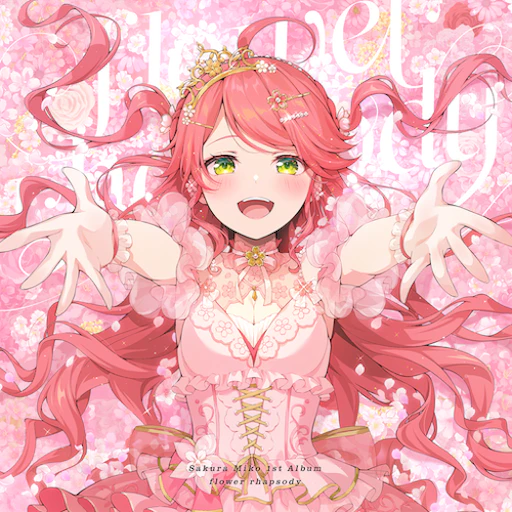 Official flower rhapsody jacket copied from the hololive Dreams catalog for identification; rights remain with the respective owners. Official catalog jacket for flower rhapsody