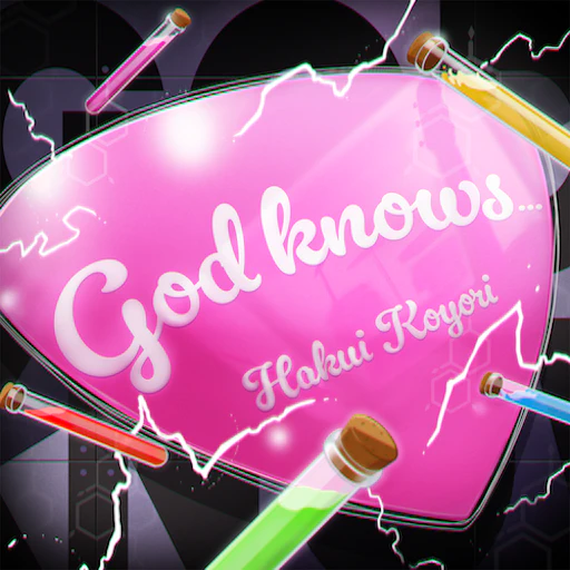 Official God knows... jacket copied from the hololive Dreams catalog for identification; rights remain with the respective owners. Official catalog jacket for God knows...
