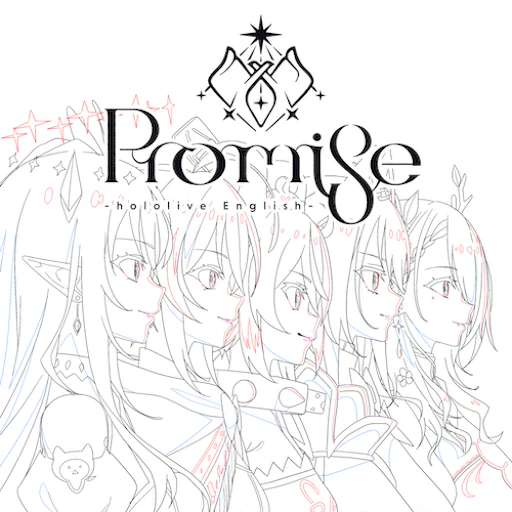 Official Our Promise jacket copied from the hololive Dreams catalog for identification; rights remain with the respective owners. Official catalog jacket for Our Promise